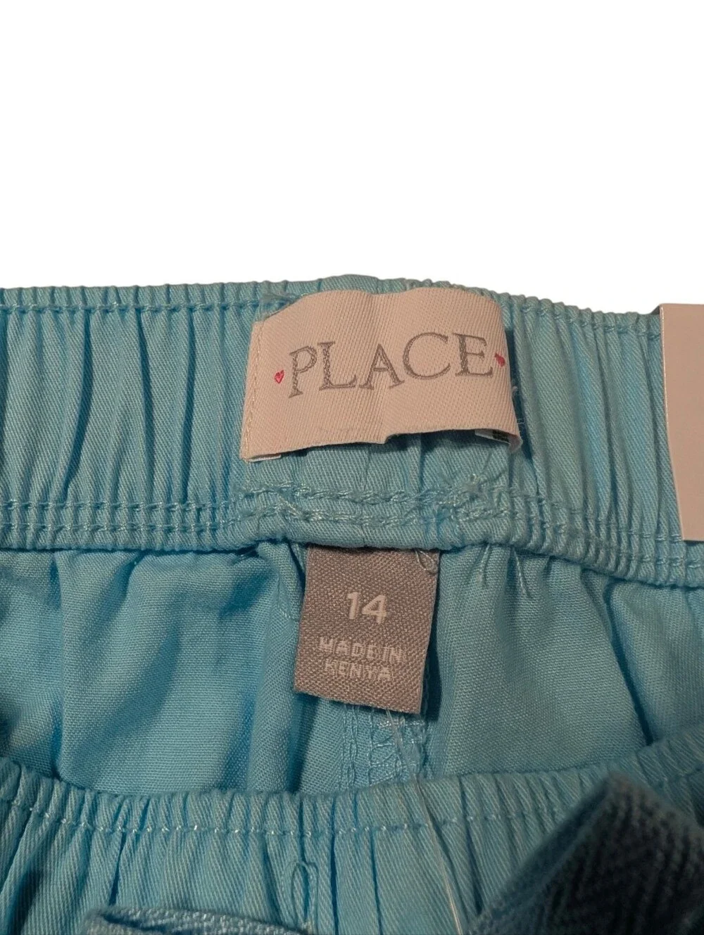 The Children's Place Light Blue Drawstring Jogger Pants Size 14